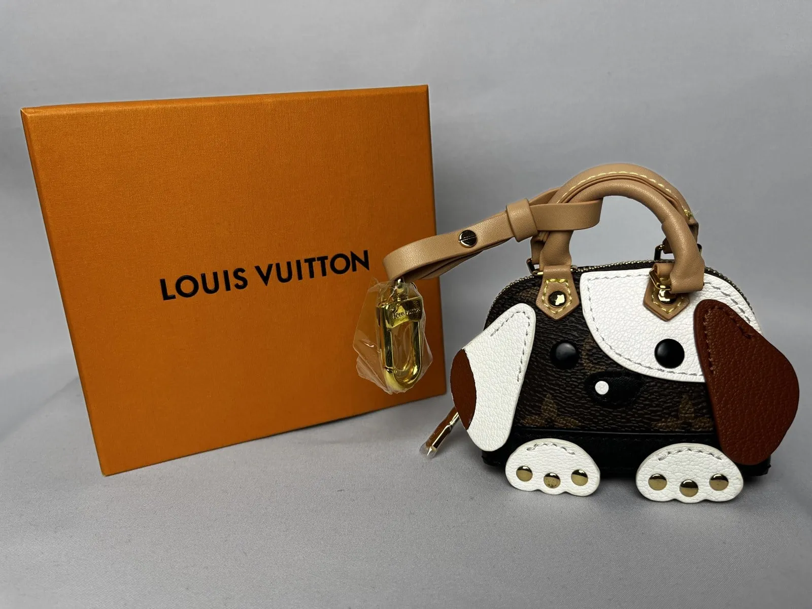 Louis Vuitton Dog Bag Charm (Alma shape)